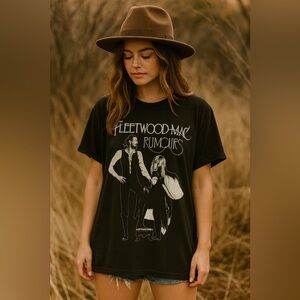 Fleetwood Mac Rumours Graphic Black Tee